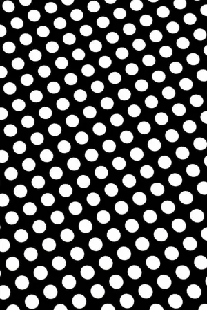 Black and White Polka Dot Fabric