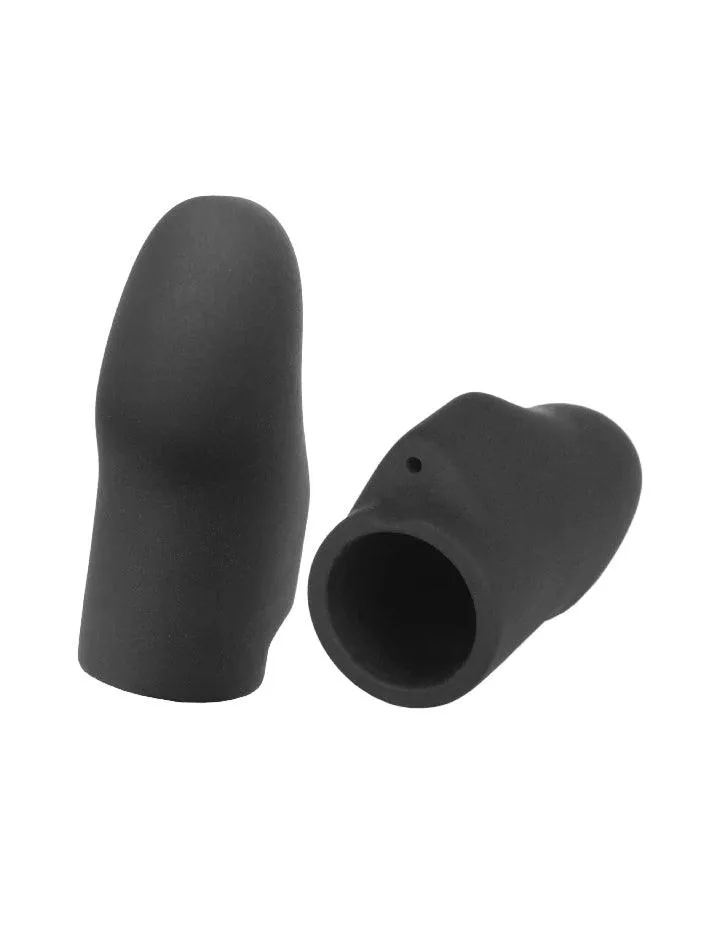 ElectraStim Silicone Noir Explorer Finger Sleeves