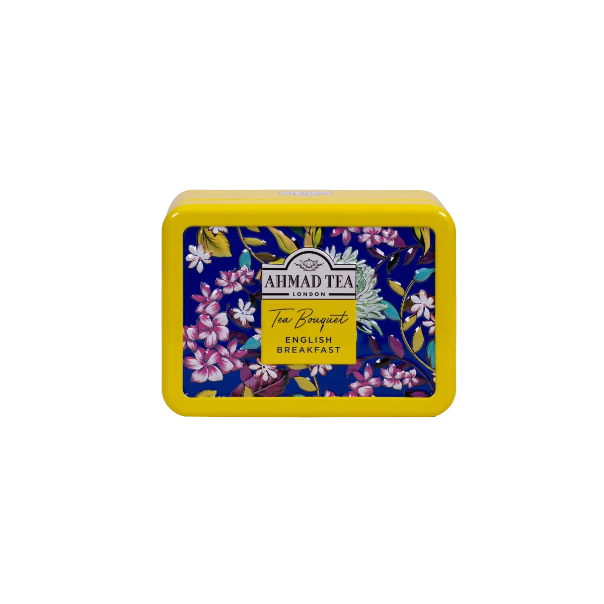 Floral Bouquet Tea Caddy (Yellow)