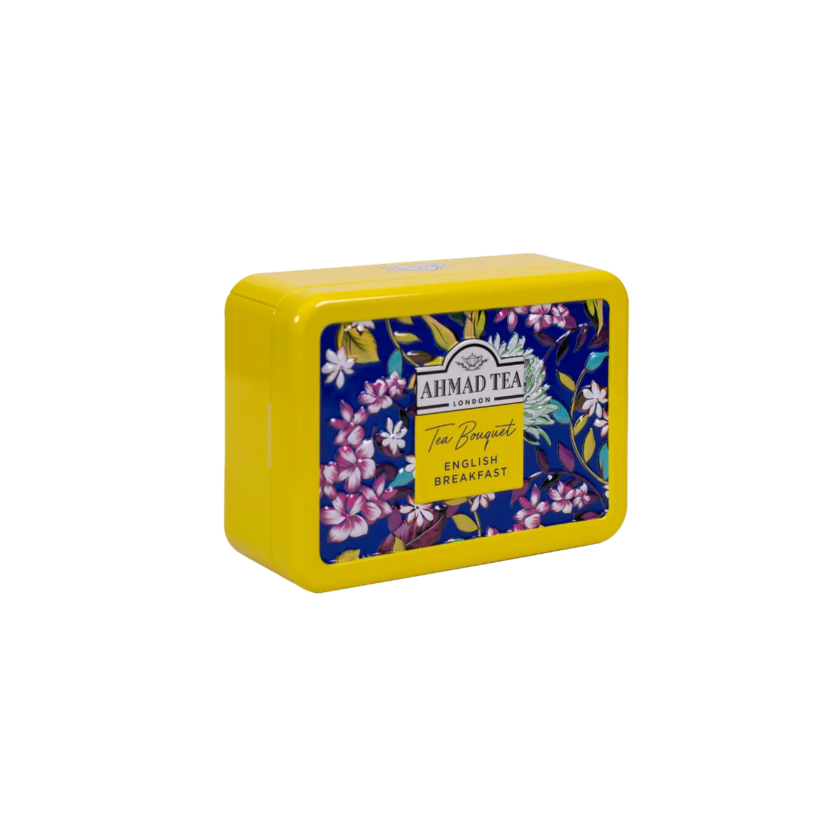 Floral Bouquet Tea Caddy (Yellow)