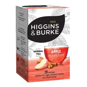 Higgins & Burke Apple Orchard Spice Filterbag Tea 20 Count