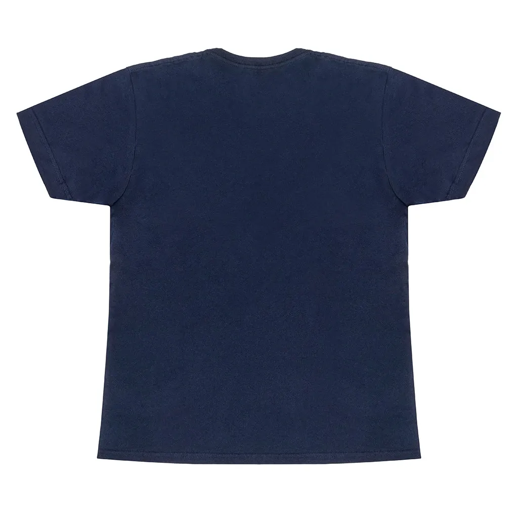 LASTWOLF LOGO T-SHIRT - NAVY