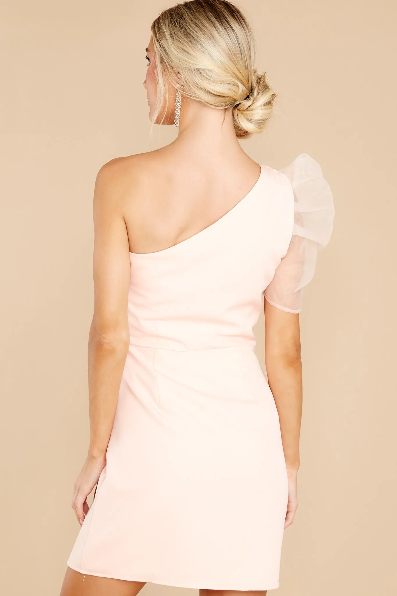 Leave Them Speechless Pale Pink Dress