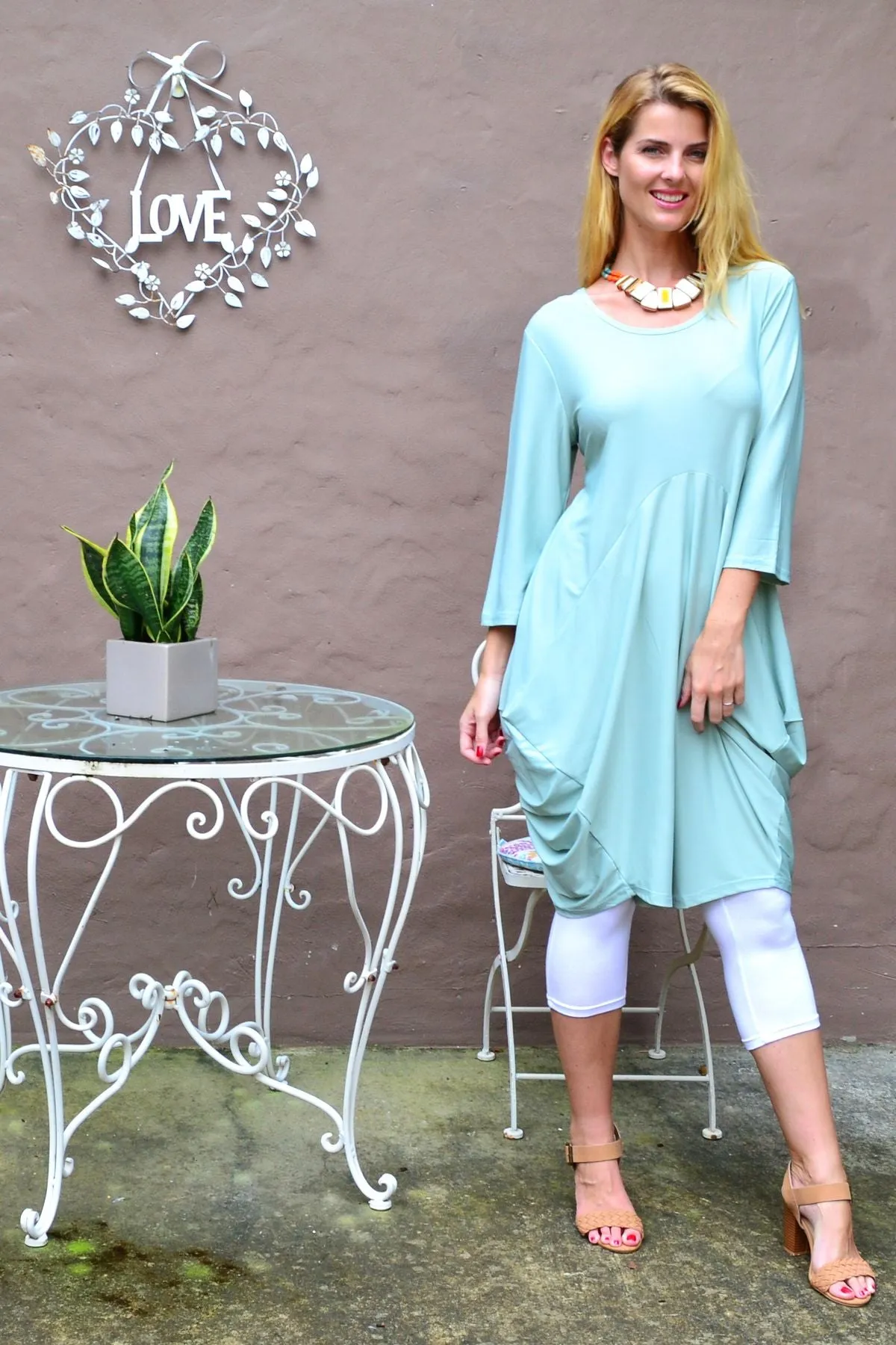 Light Blue Sophia Tunic Dress