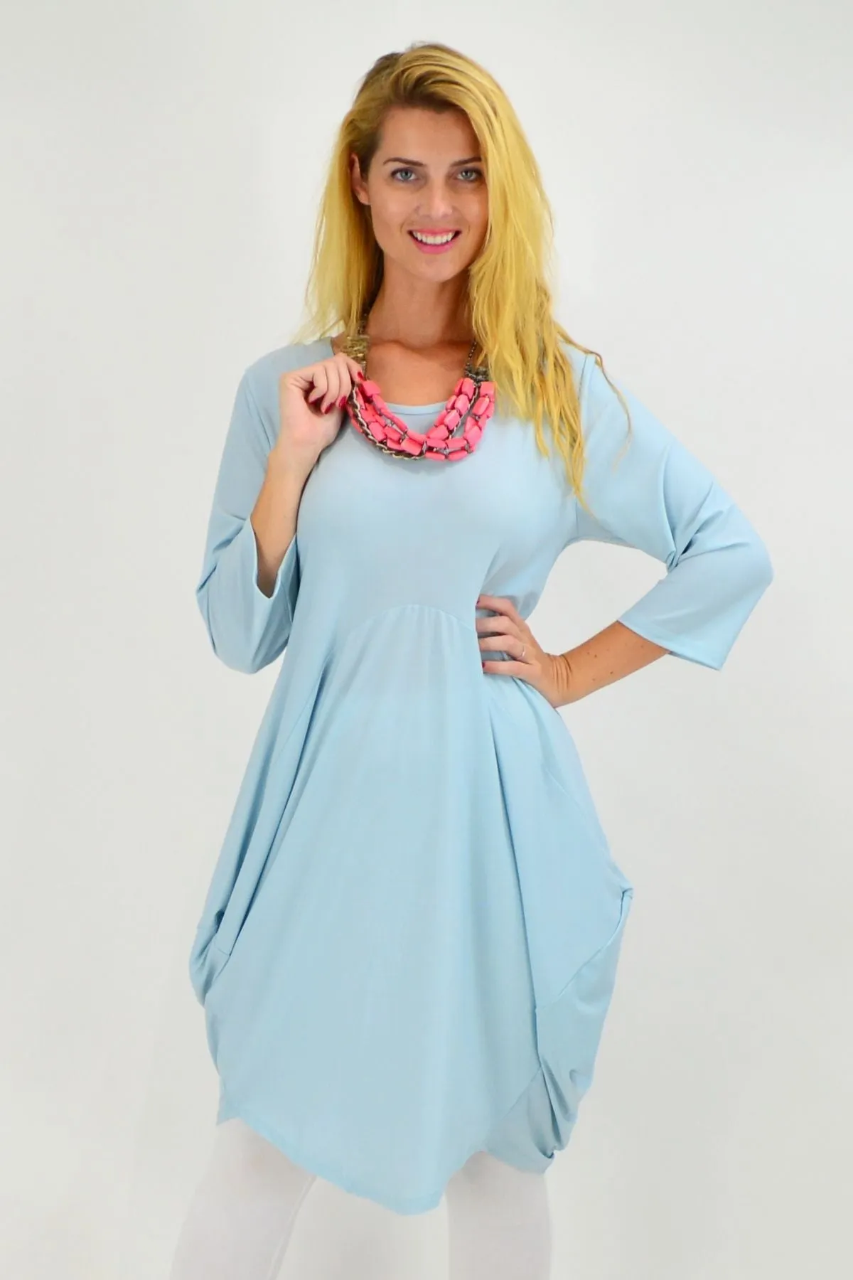 Light Blue Sophia Tunic Dress