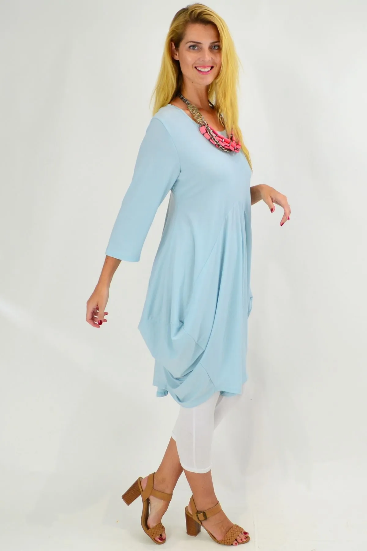 Light Blue Sophia Tunic Dress