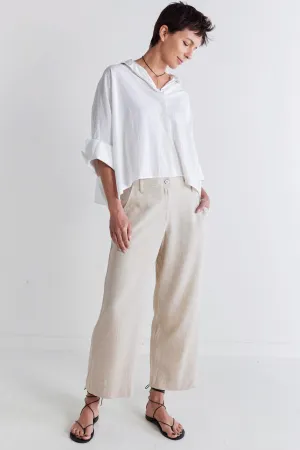 Linen A-Line Pants