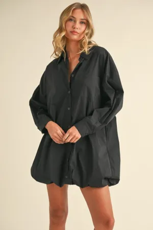 Poppy Bubble Shirt Dress