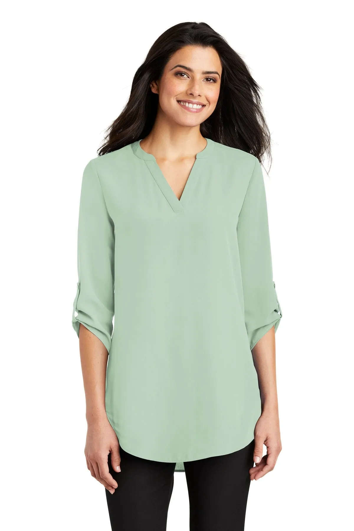 Port Authority® Ladies 3/4-Sleeve Tunic Blouse. LW701