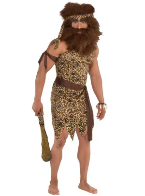 Prehistoric Caveman Mens Plus Size Costume