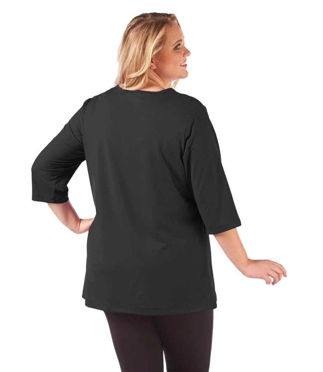 SoftWik® Women's V-Neck Tunic Basic Colors - FINAL SALE