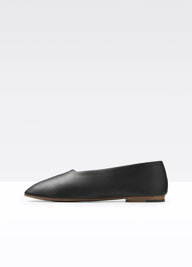 Vince Maxwell Leather Flat Black